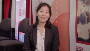 Yuan Yao, MD, Mayo Clinic, at ASH 2024 in San Diego, California at the SOHO booth