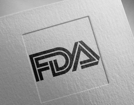 FDA stamp on white paper